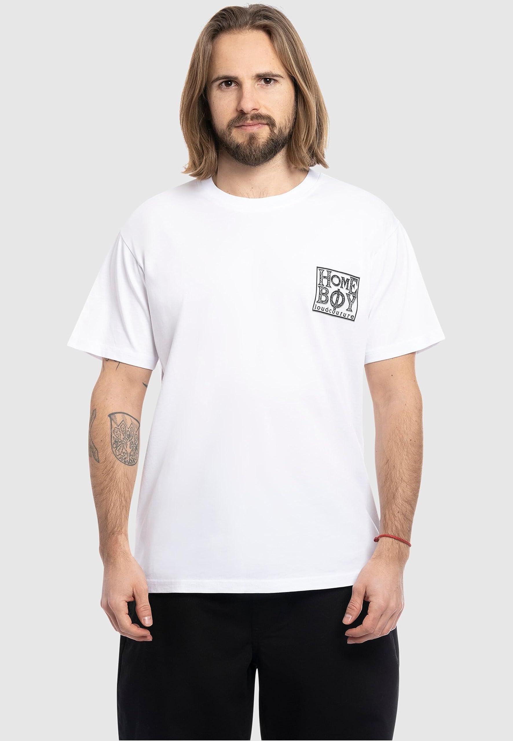 Homeboy Unisex Old School T-Shirt, White, XXS