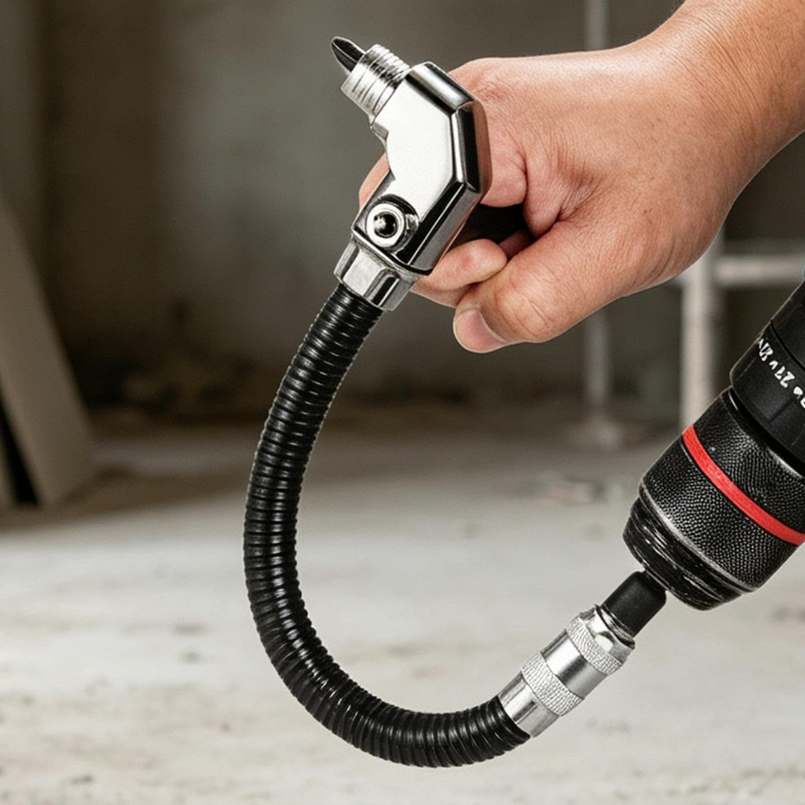 Adattatore Trapano ad Angolo Retto Preciso, Compatto, Ergonomico, | Adattatore A 90 Gradi Per Trapano Hobbisti, Riparazioni Domestiche, , Garage e Artigianato