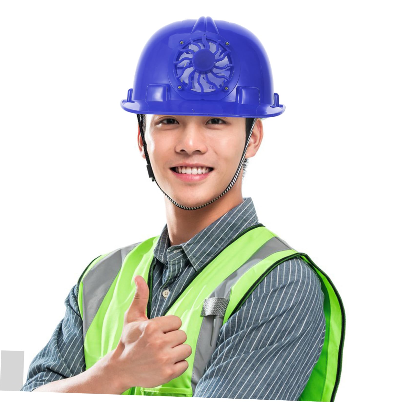 Uonlytech Casco Ventilador Solar Sombreros para Hombres Industrial Sombrero Duro Tapa De Enfriamiento Ventilador De Refrigeración Casco Ventilador Construcción Sombrero Visera De Sol