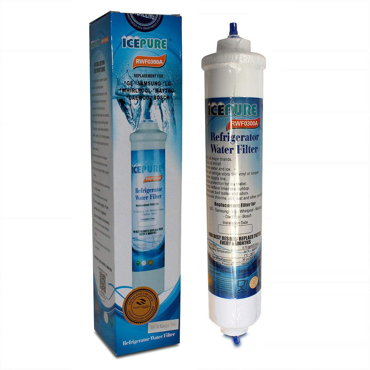 Icepure 0300a In Line Fridge Water Filter To Fit Haier Hrf 522ig6 Hrf 663cjr Buy Online In Andorra At Andorra Desertcart Com Productid 193302191