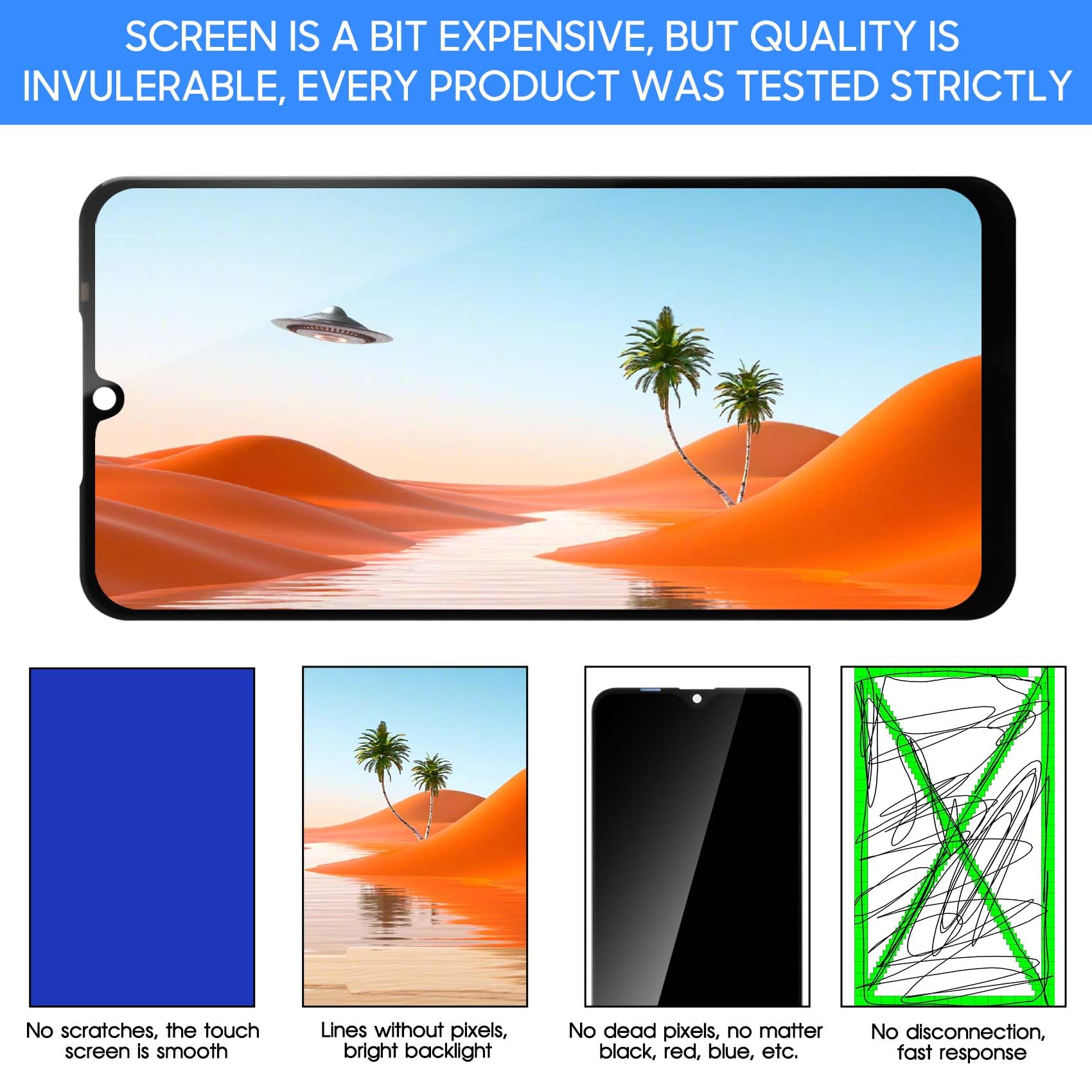 Écran LCD De Remplacement Pour Doogee Blade 20 - Ensemble écran Tactile + Verre - Noir - Garantie 43 Mois