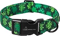 Vista 30 de Aring Pet Collar de algodón, ligero y ajustable, con hebilla de liberación rápida para perros pequeños, medianos y grandes, para cachorros, XS