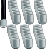 Vista 1 de Jetec 36 Piezas Tapas para Patas de Sillas Plegables de 7/8 Pulgadas Tapas de Extremo de Silla de Plástico Resistente Deslizadores de Muebles