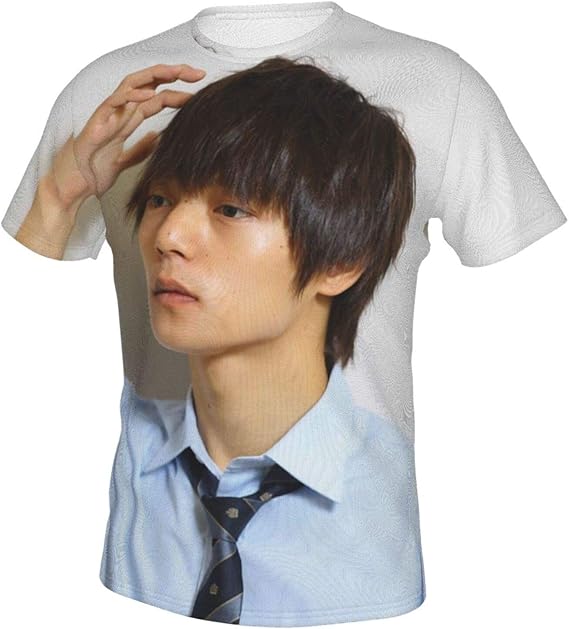 Amazon Co Jp 新品 窪田正孝 3 人気 ティーンエイジャー 半袖 おしゃれ 3d プリント カジュアル Tシャツ 柔らかい 快適 半袖 吸水速乾 スポーツ ティーシャツ 通勤 通気性があり ティーシャツ ファッション