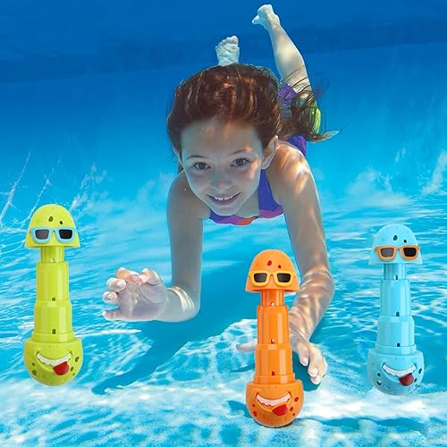 Miniatura 5 de SASBSC Huevos de buceo 3 juguetes de piscina para niños de 4 a 8 años, divertidos juguetes de entrenamiento submarino para edades de 8 a 12 años