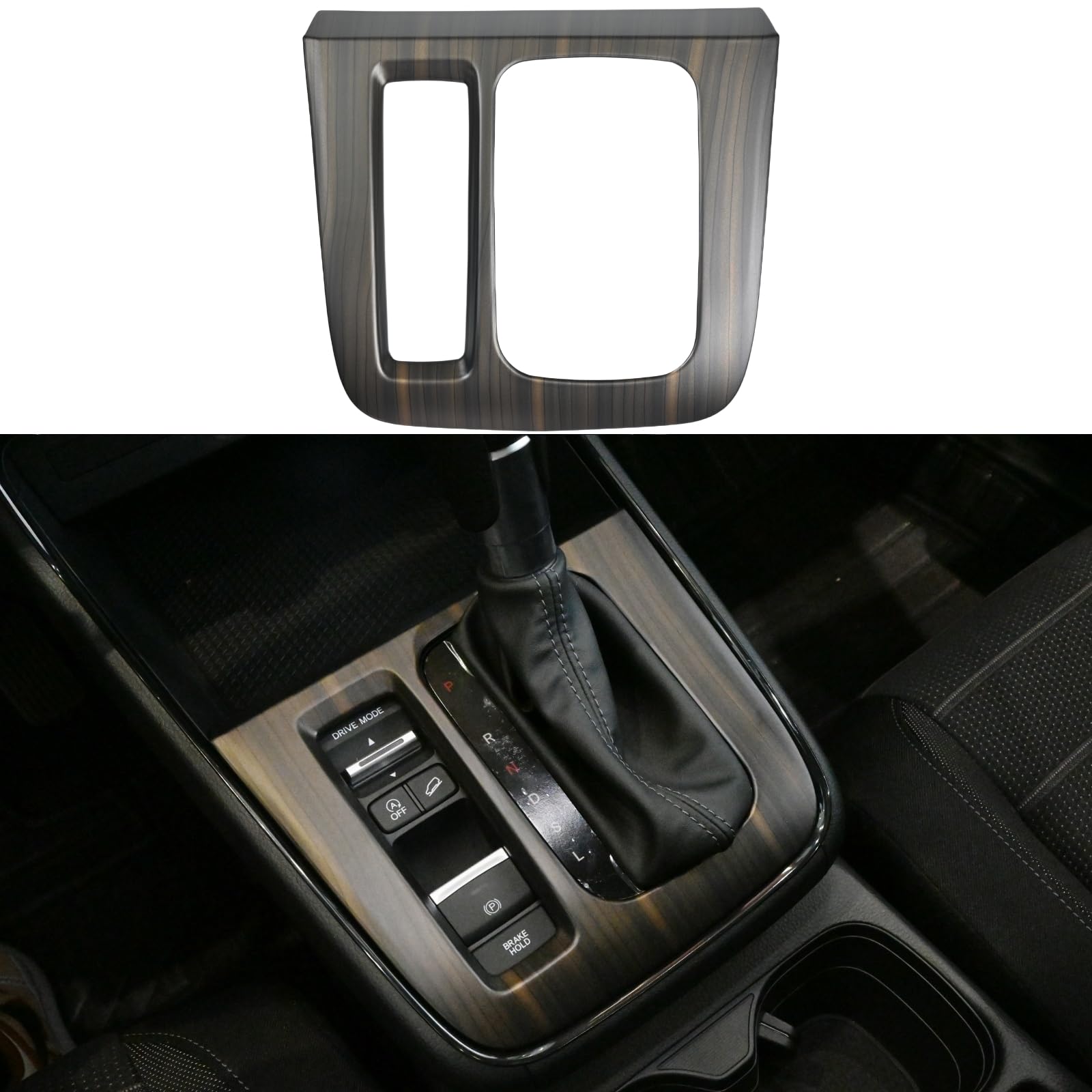 for Honda CR-V CRV 2023 2024 2025 Accessories Auto Center Consoles Gear Shift Panel Frame Cover Trim Car Interior Decoration Sticker - Wood Grain Painted