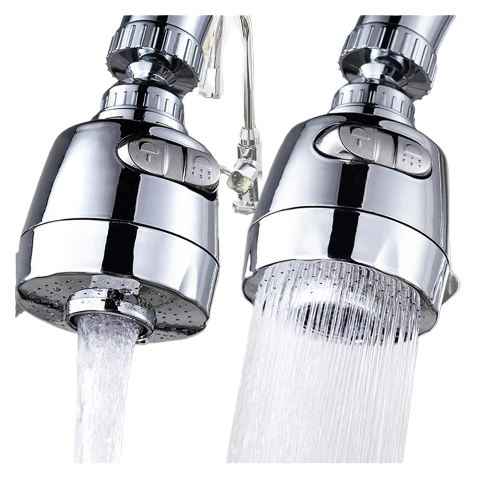 ISCBAFYX 2/3 Modi Küchenarmatur-Adapter, 360-Grad-Rotation, Filterverlängerungen, Gadgets, Spray, wassersparende Wasserhahndüse (3 Pro)