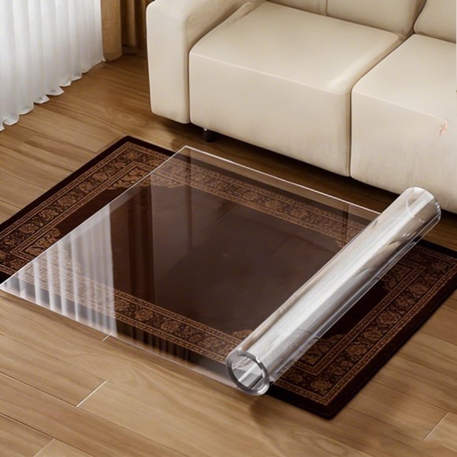 Tapete protector de alfombra de PVC duradero y personalizable para proteger el hogar