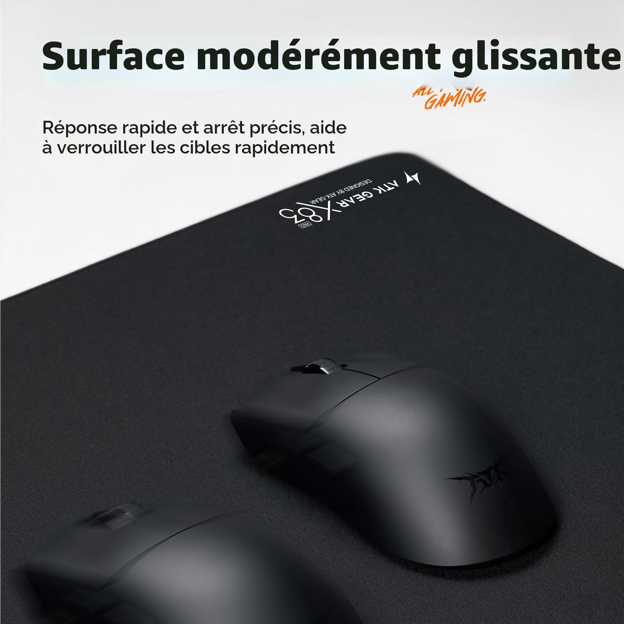 ATK X83 XSoft Tapis de souris gaming 490 x 420 mm