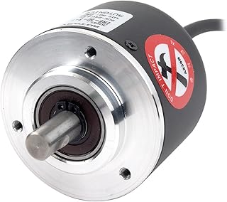 E50S8-5000-3-T-24, Encoder, Incremental, Ã˜50mm, 8mm Shaft, 5000 PPR, A,B,Z, Totem Pole Output, 12-24VDC
