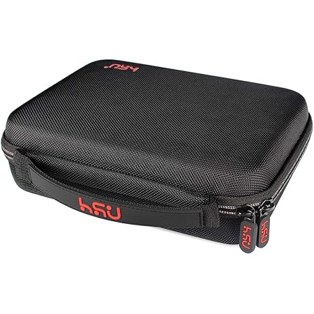 Amazon Co Jp Hsu Gopro収納ケース Gopro Hero9 8 Hero7 New Hero 18 Hero6 5 Osmo Action 収納バッグ アクセサリー収納 防塵 防水 アクションカメラに対応 中 レッド カメラ