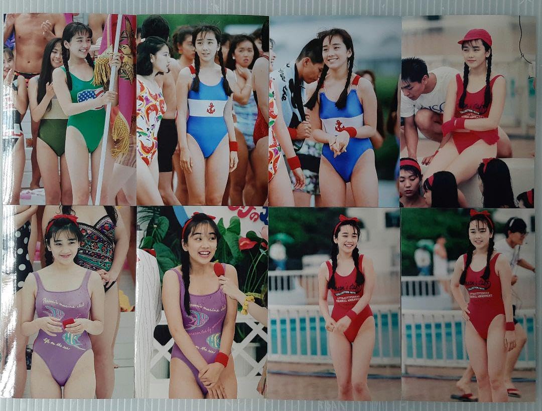 Amazon.co.jp: ②西田ひかる水泳大会水着写真Lサイズ24枚