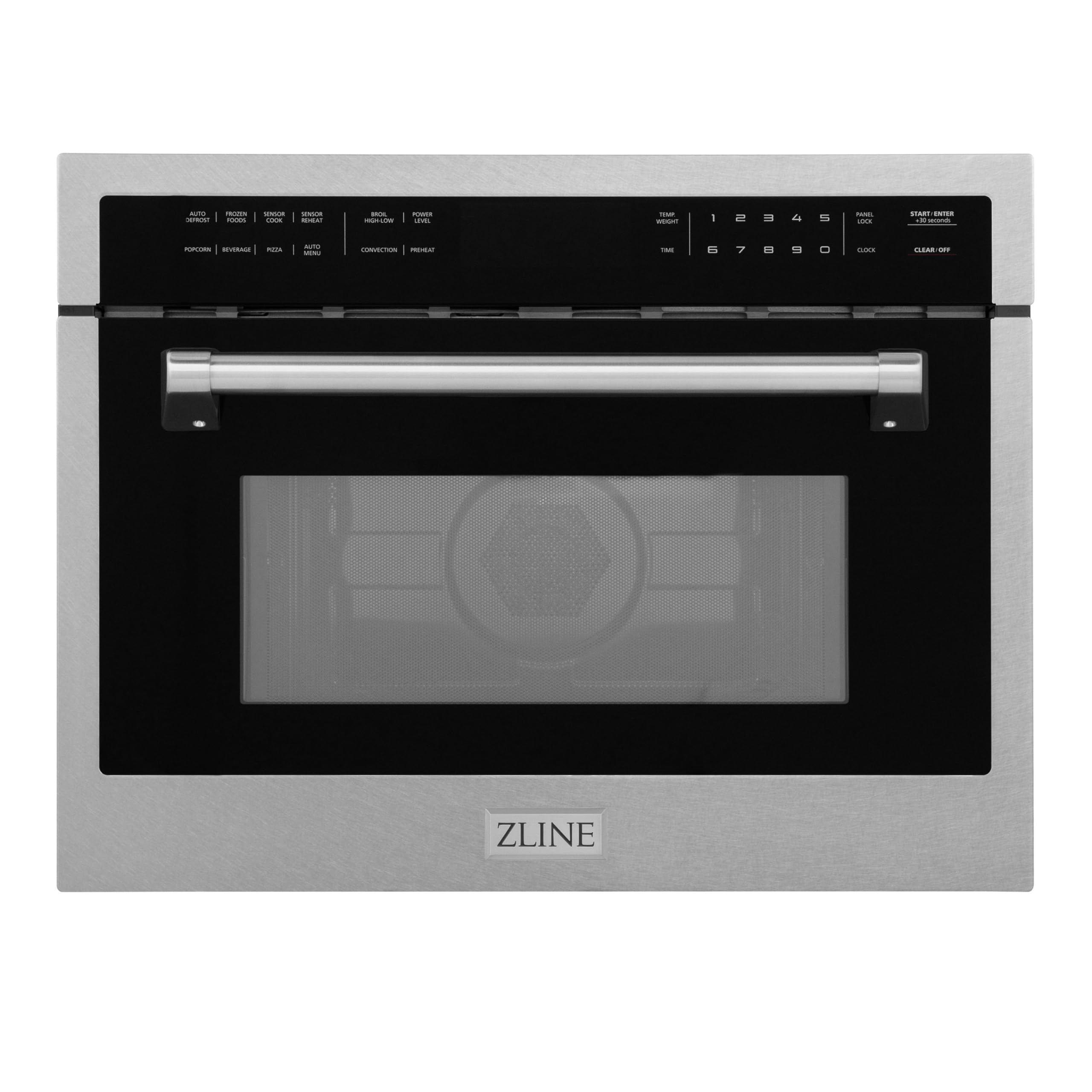 ZLINE 24 in 1 6 cu ft Built-in Convection Microwave Oven in Satin Stainless Steel with Speed and