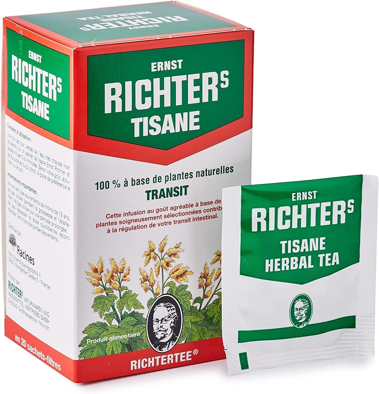 Tisane Ernst Richter Special Transit Lot De 6 Boîtes De 20 Infusions