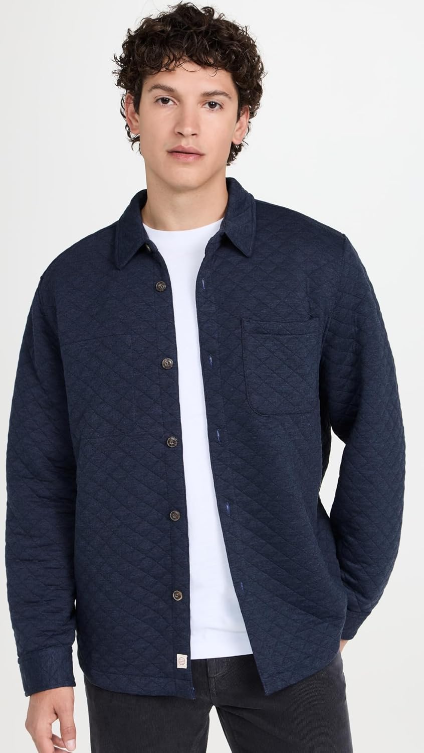 Marine Layer Men's Corbet Quilted Overshirt - Image 2