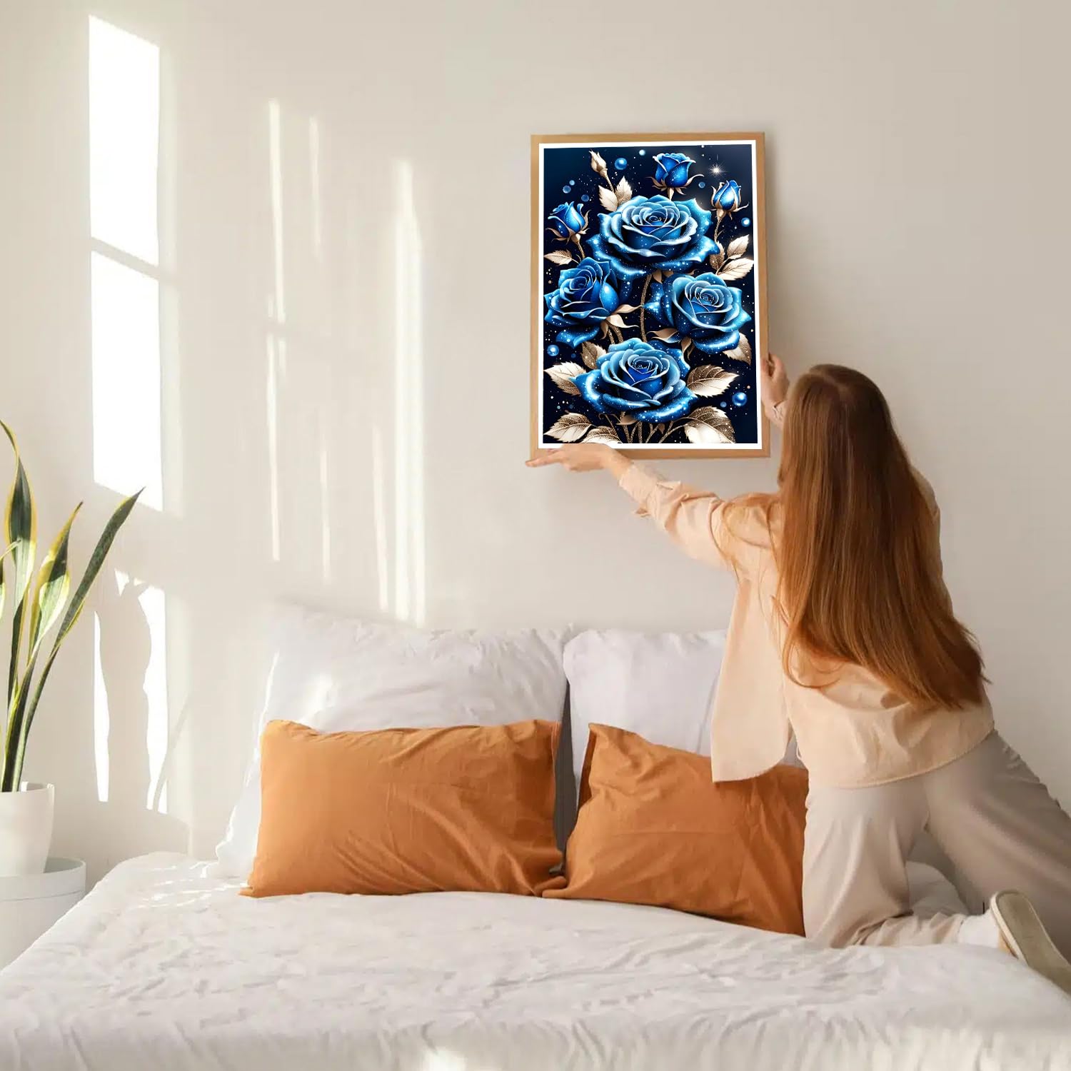 GDYEEH 5D Coeur Diamond Painting, DIY Plage Broderie Diamant