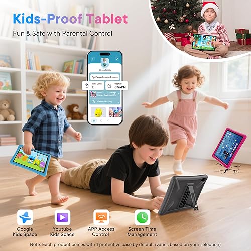 Miniatura 8 de HAOVM Tablet Android 15 de 8 pulgadas, tableta desbloqueada con SIM 4G, CPU Octa-Core 2.0GHz, 12 GB+64 GB, TF expandible, pantalla IPS, WiFi 5G,