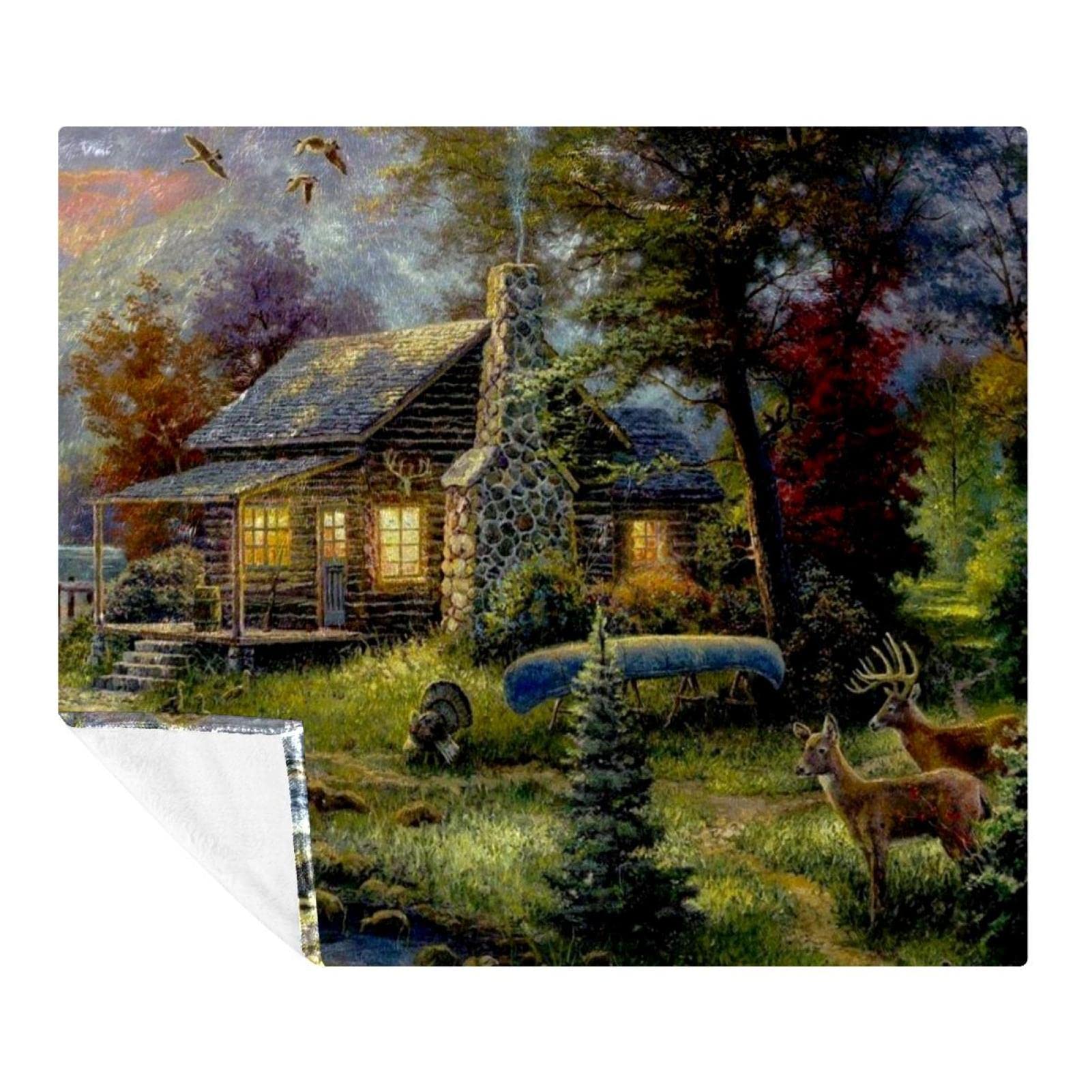 Couverture polaire légère microfibre 150x130 pour adulte plaid lit canapé
