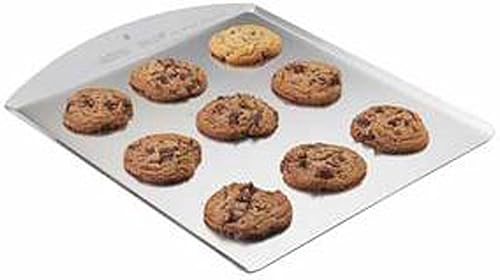 Miniatura 4 de Nordic Ware Media hoja con rejilla antiadherente apta para horno, juego de 2 piezas, aluminio natural y Ware natural, hoja de galletas clásica