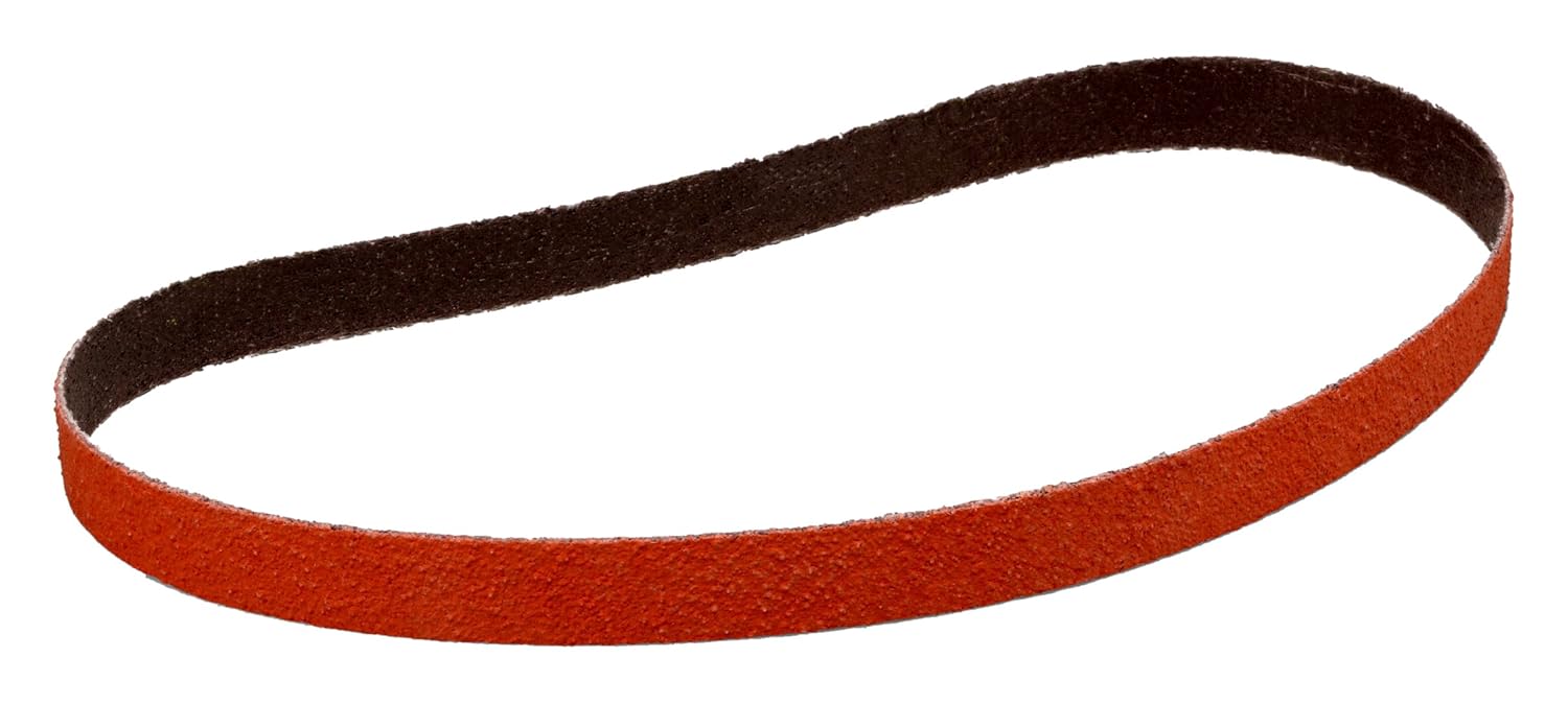 Cubitron 3M Cubitron II Cloth Belt 984F, 80+ YF-Weight, 1-1/2 in x 132 in, Film-lok, Single-Flex