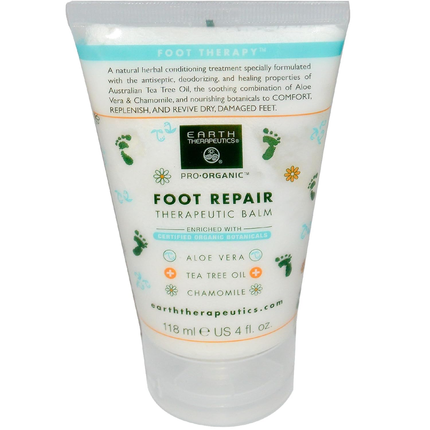 Earth Therapeutics Foot Repair Balm 4 oz (Pack Of 5)5