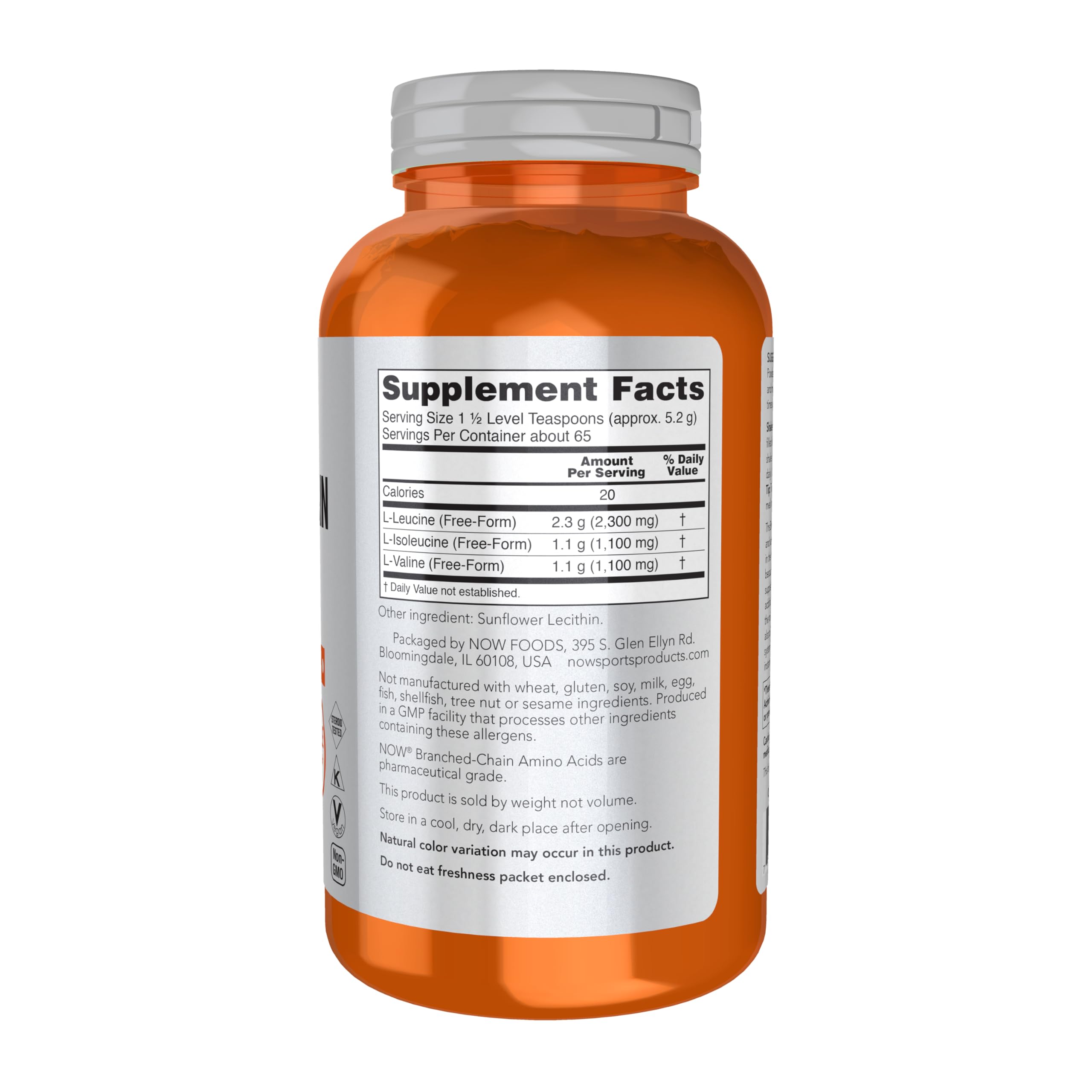 Now Foods, Sports, Branched Chain Amino Acid Powder, 12 oz (340 g)