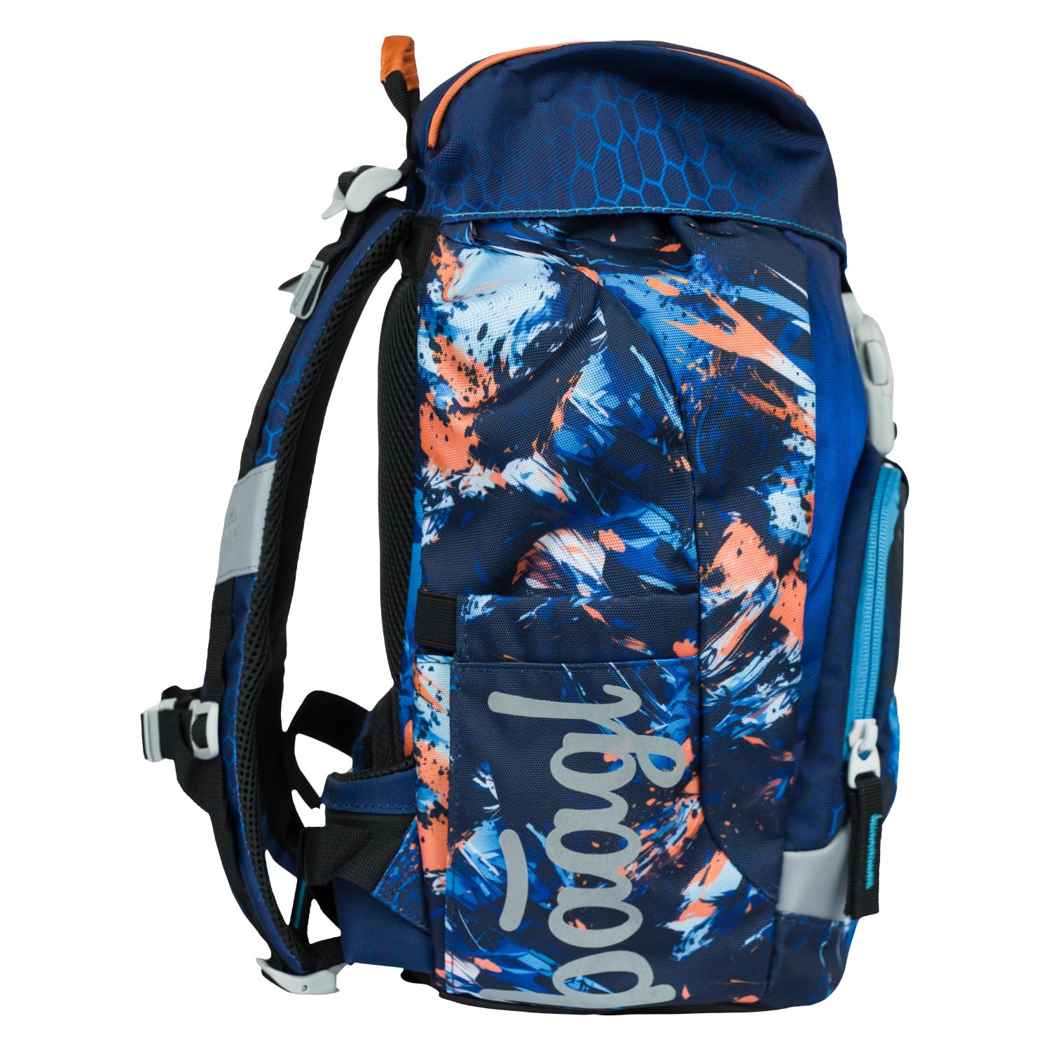 Baagl Schulranzen für 1. Klasse Jungen, Airy Schulrucksack, Ultraleicht Schule Tasche Kinder, Schultasche, Grundschule Ranzen (Motorrad)
