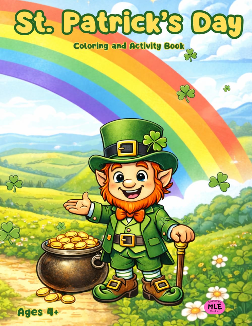 St. Patricks Day Coloring and Activity Book