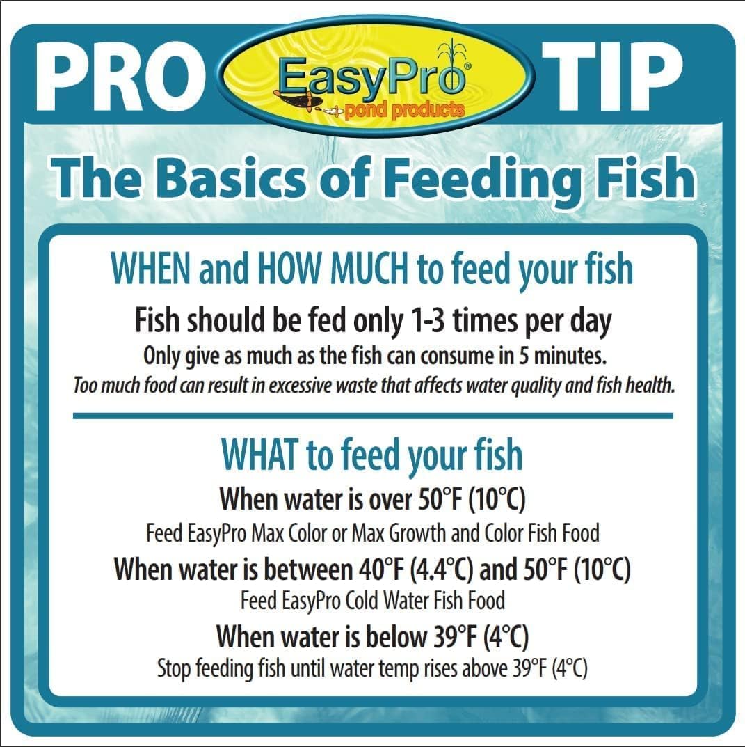 EasyPro PG33 Platinum Koi & Goldfish Food, 33 lb