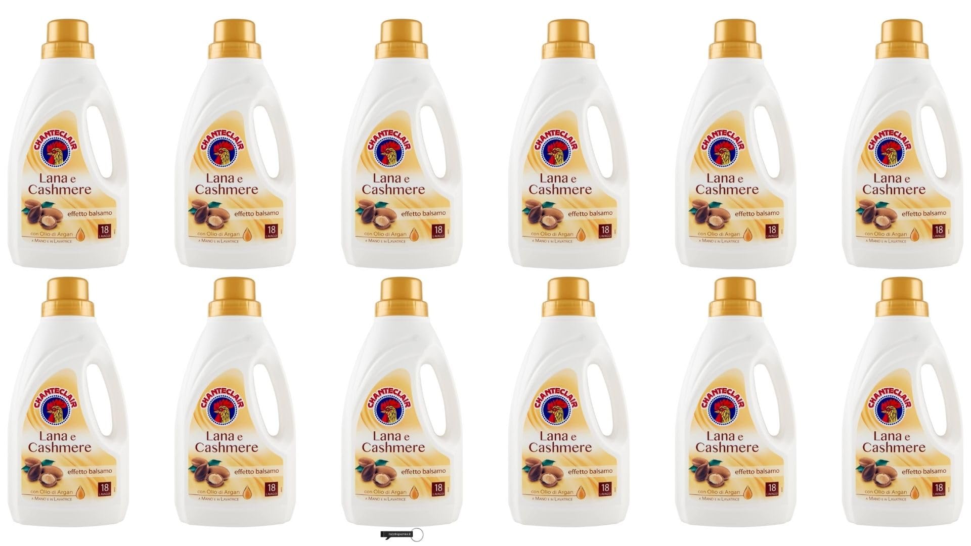 Chante Clair - 12 detersivi per lana e cashmere all'argan, 900 ml, detersivo liquido per lana e cashmere, cura delicata + portachiavi Italy Shop Service in omaggio