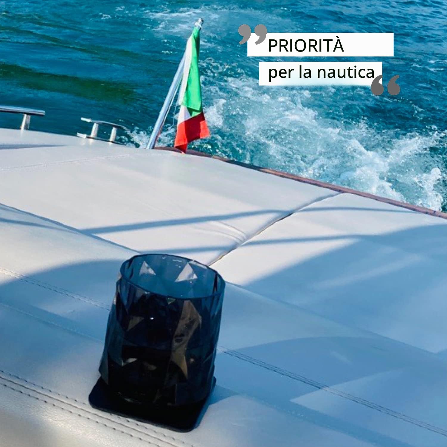 silwy® bicchieri magnetici in plastica high-tech con cuscinetti in gel nano metallici - bicchieri da campeggio antiscivolo, accessori per barche e yacht (Tumbler // Grigio // 0,25 l)