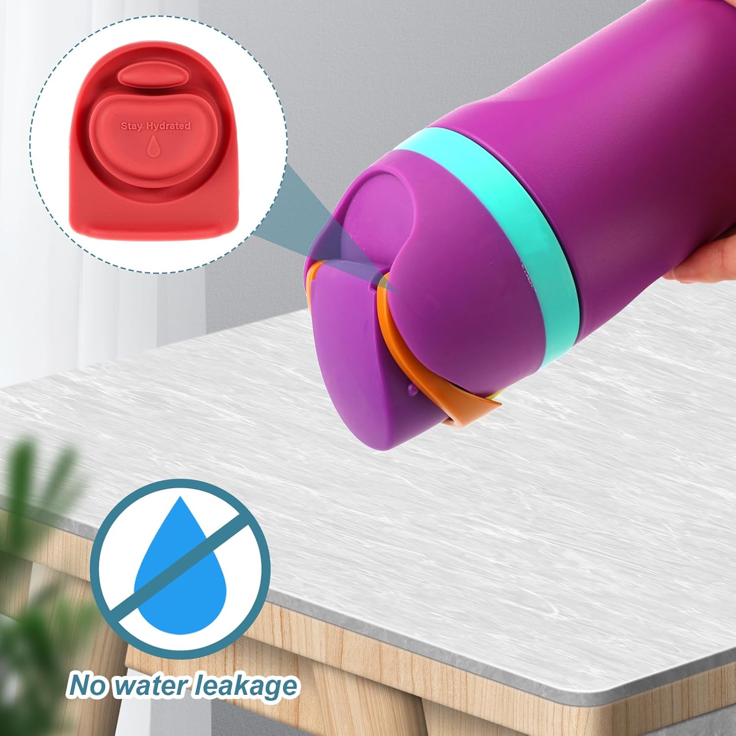 5pcs Replacement Stopper for Owala FreeSip 24/32oz, BPA Free Water Bottle Top Lid Gasket Part for Owala 16/19/24/32/40oz Silicone Seal Bottle Cap Mouth Bottle Sealing Gasket Plug Accessories(5 Colors) - Image 7