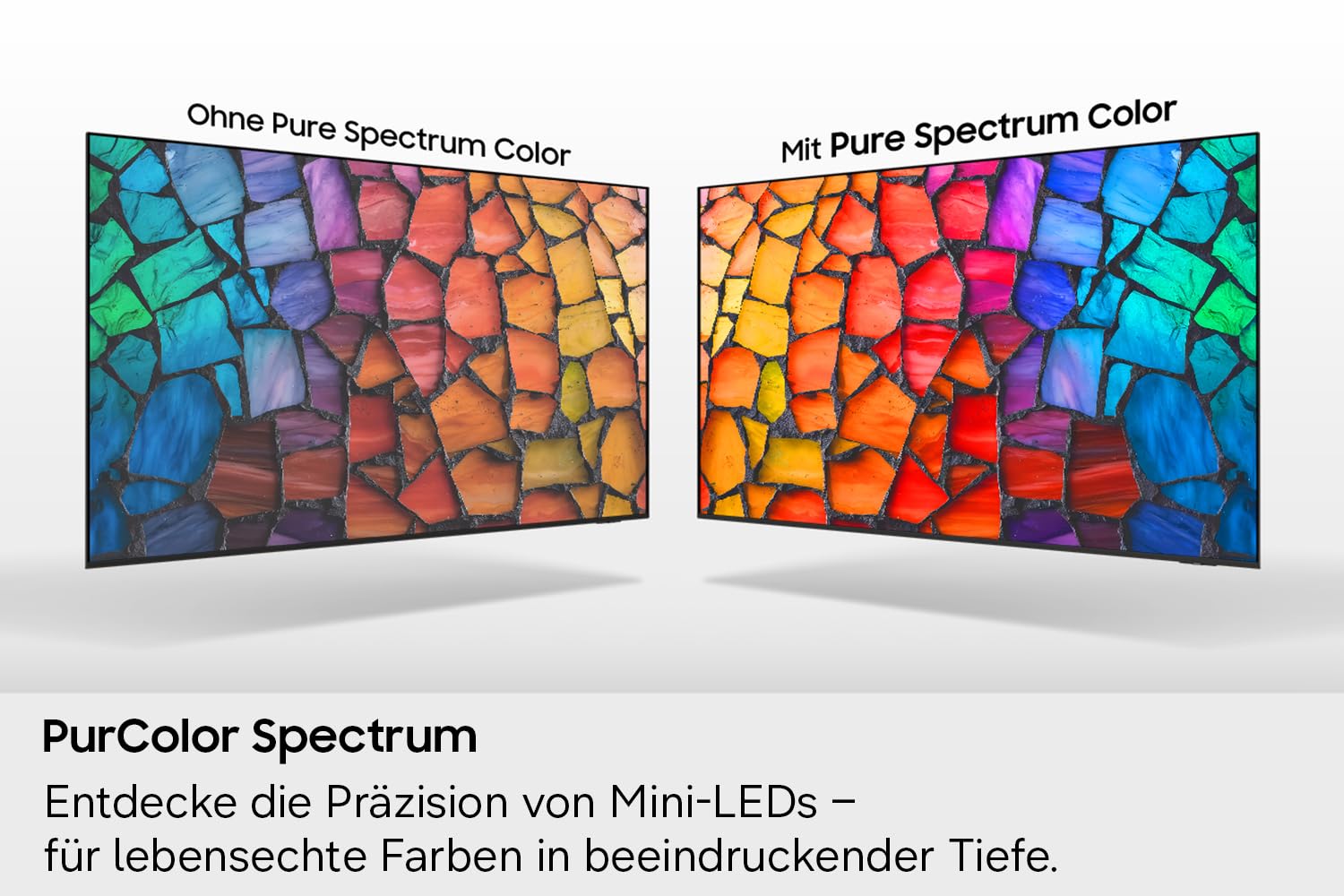Samsung Mini LED M70H 4K 43 Zoll (108 cm), UHD Fernseher, Mini LED HDR für beeindruckende Details, Motion Xcelerator 144Hz, Dynamik Sound Pack, AI Companion für Fragen, kostenlos 900 Sender, Smart TV
