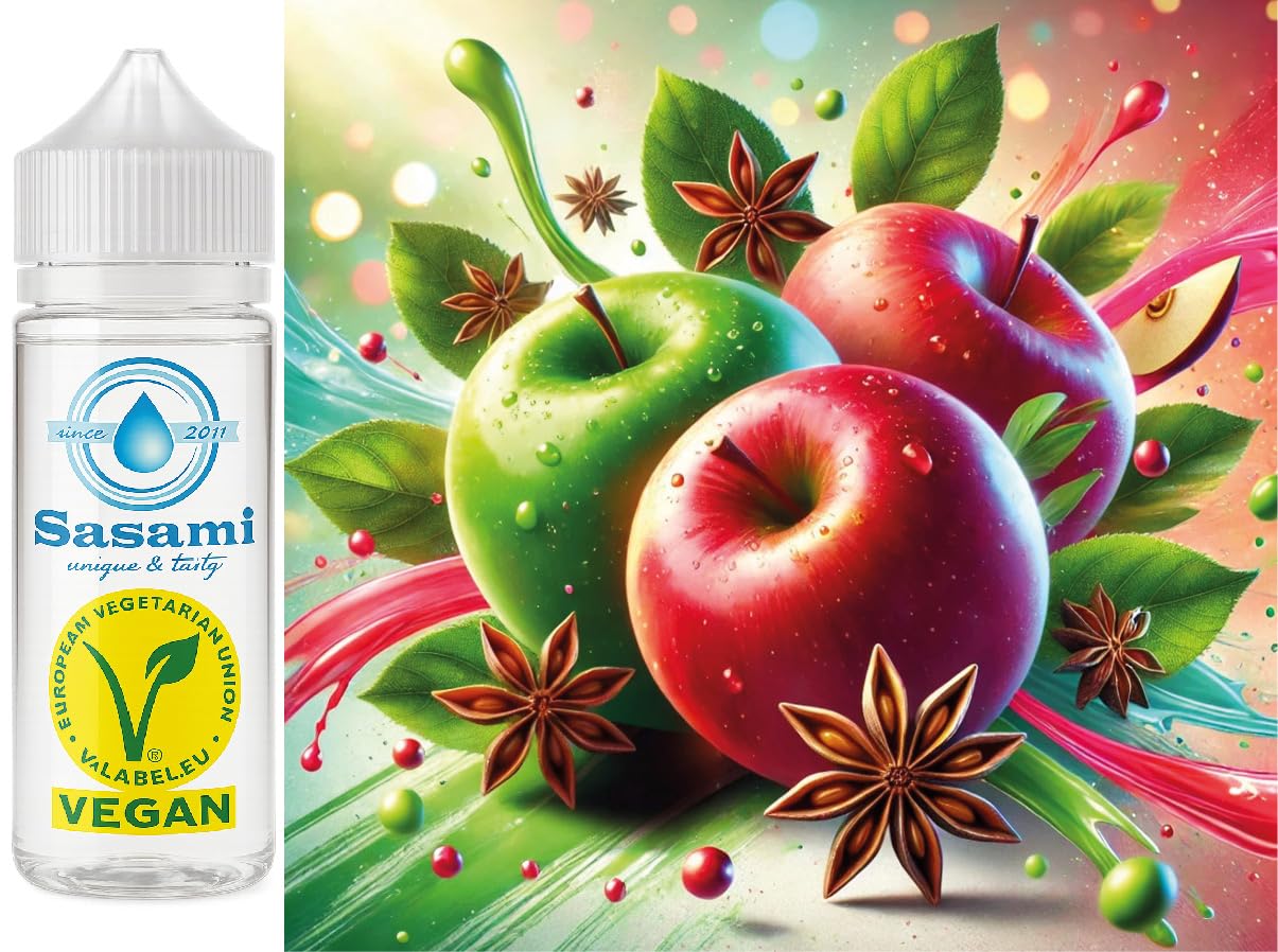 Doppelapfel – podwójne jabłko aromat koncentrat – Wegański – Sasami – 100ml