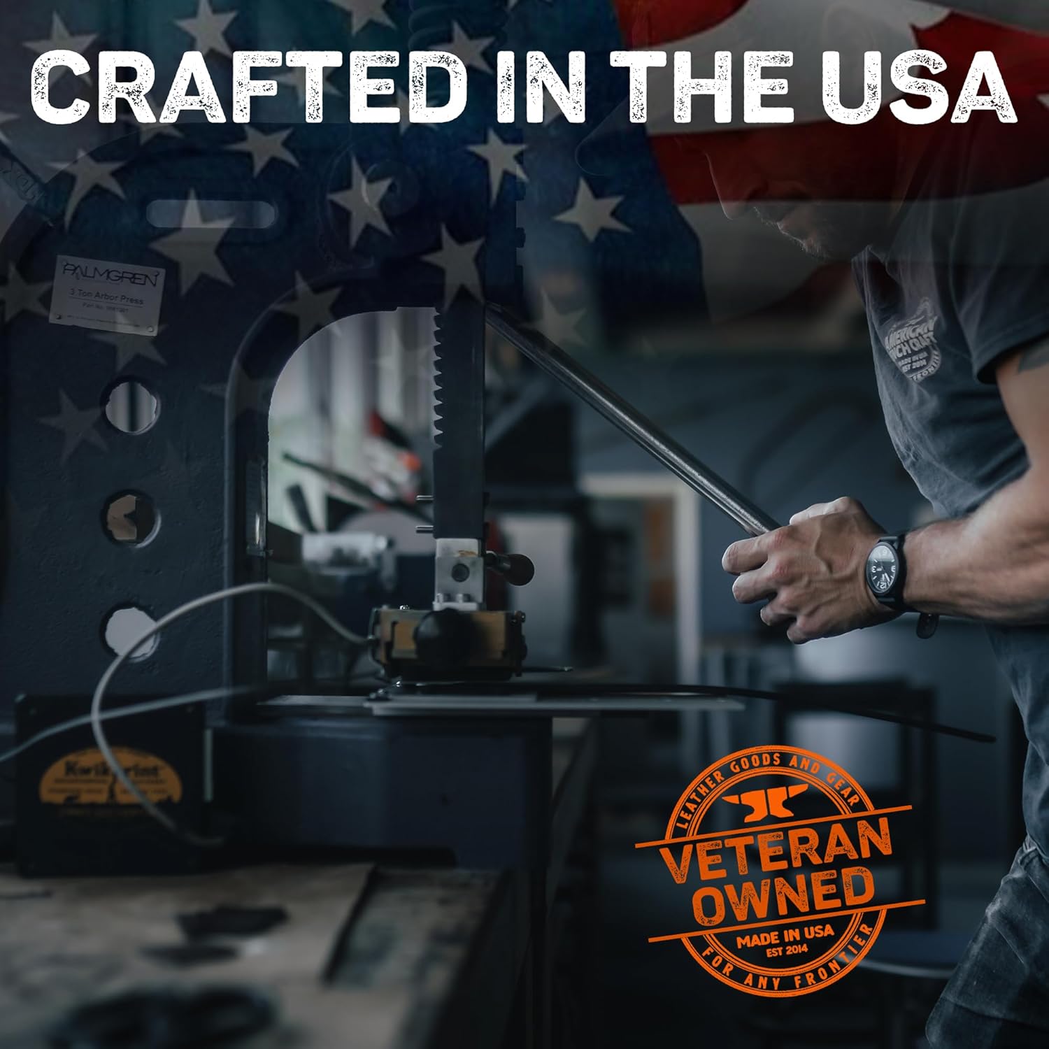 American Bench Craft Leather Multitool Sheath fits Leatherman Wingman, Sidekick, Reber, Rev, Fuse | Riveted Leatherman Case for Belt | Premium Full Grain Leather Sheath/Holster with Brass Snap - Brown - Image 7