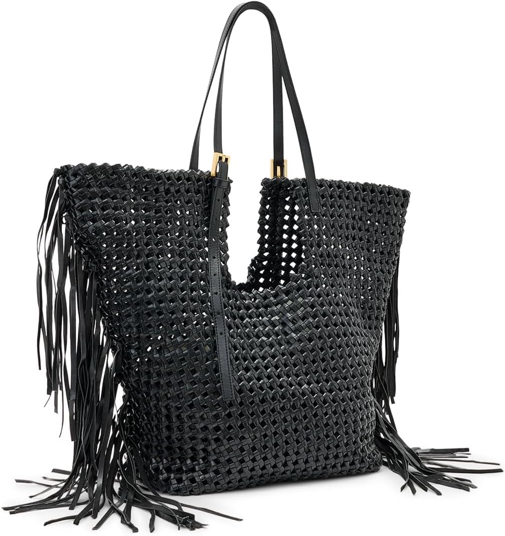 AllSaints Ara E/W Knot Tote, Black - Image 2