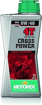 Huile moteur MOTOREX Cross Power 4T - 5W40 1L