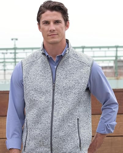 Miniatura 3 de Vantage Apparel Men's Collegiate Premium Summit Sweater Fleece Vest