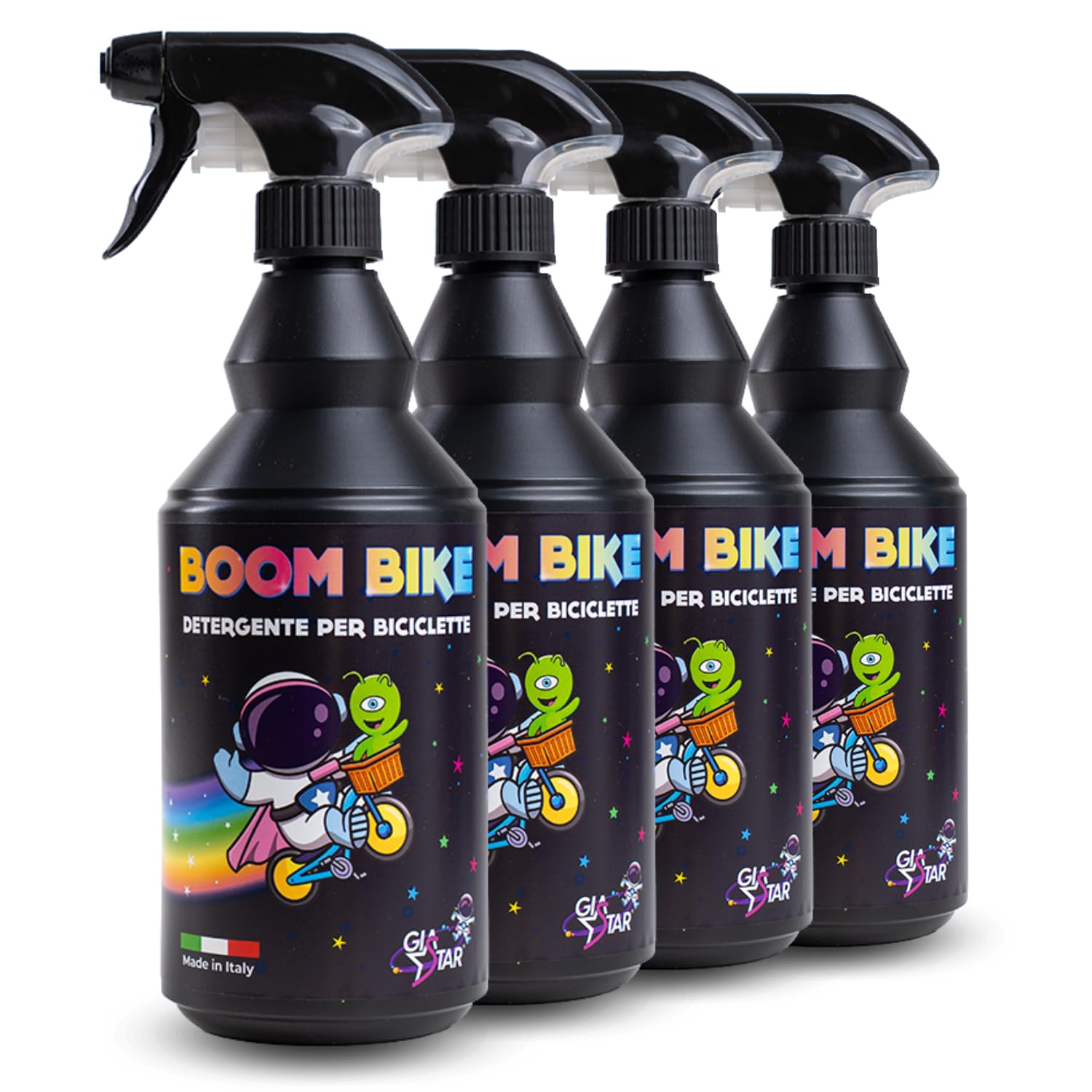 Detergente Bici BOOM BIKE | Sgrassatore Catena e Telaio per Pulizia Profonda MTB, Bici da Corsa ed E-Bike