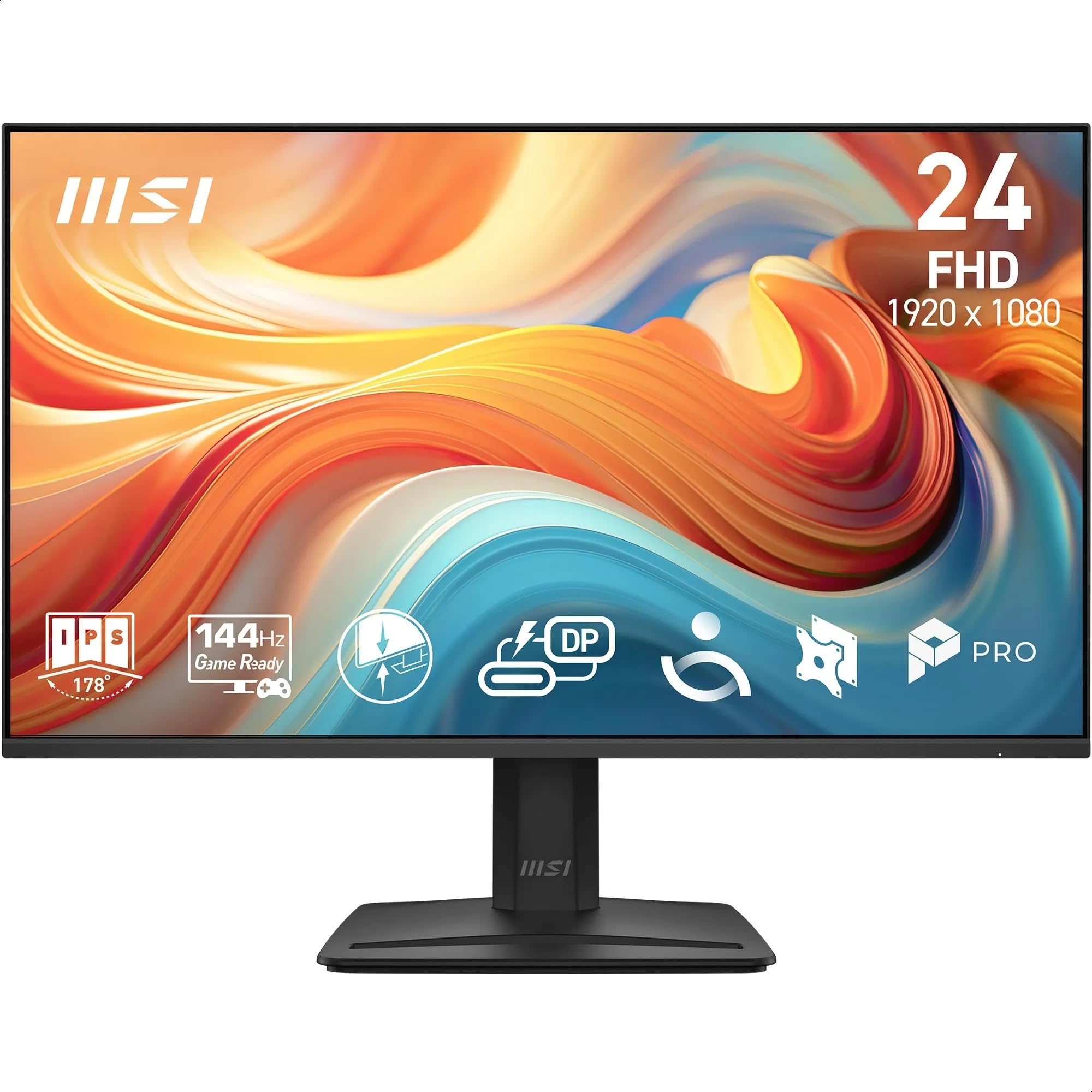 MSI 27 PRO MP272 E14C, Kurumsal Monitör, FHD, 16:9, Flat, IPS, 144Hz, 1ms, FreeSync