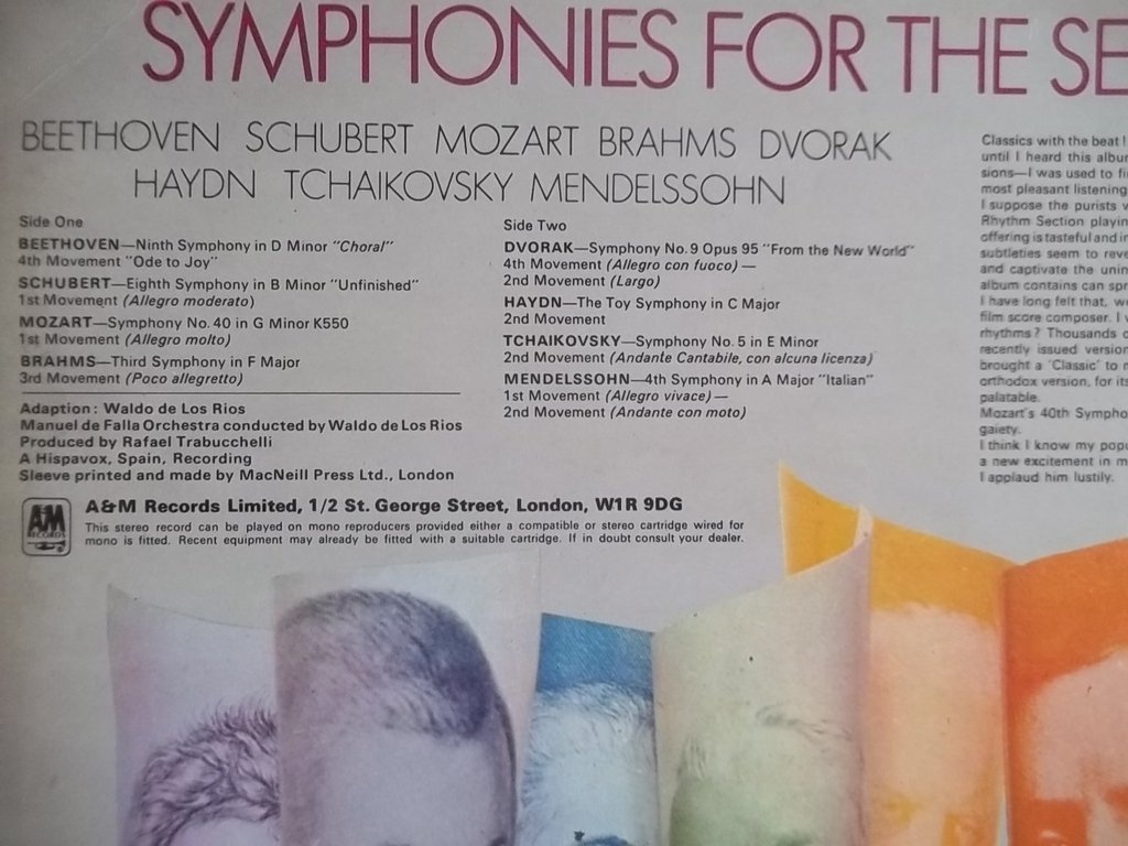 AMLS 2014 WALDO DE LOS RIOS Symphonies for the Seventies vinyl LP