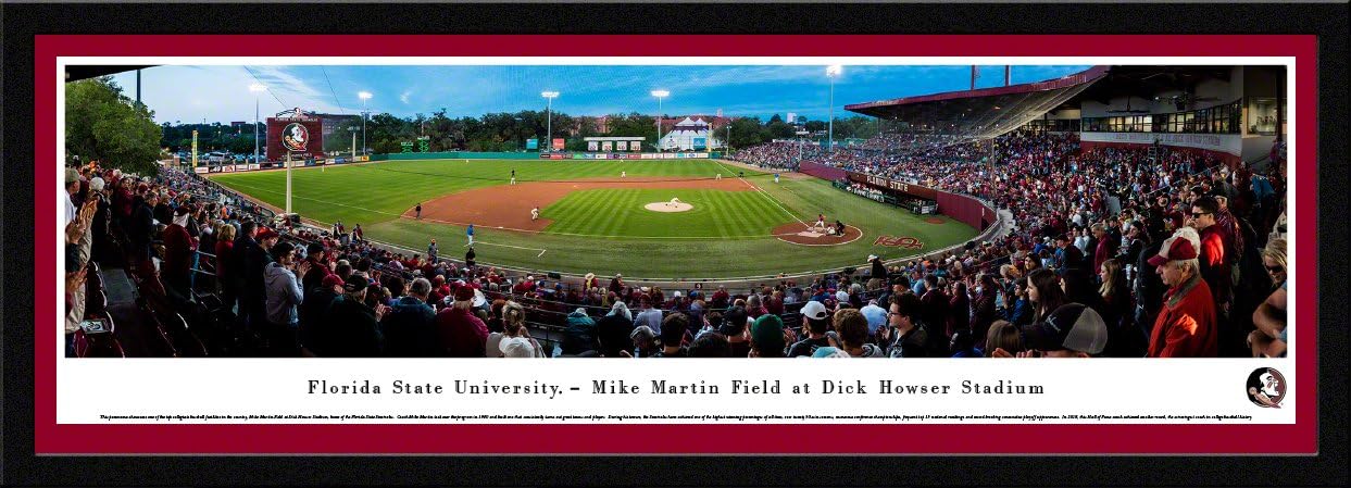 Florida State Baseball - College Posters, Framed Pictures and Wall Decor by Blakeway Panoramas