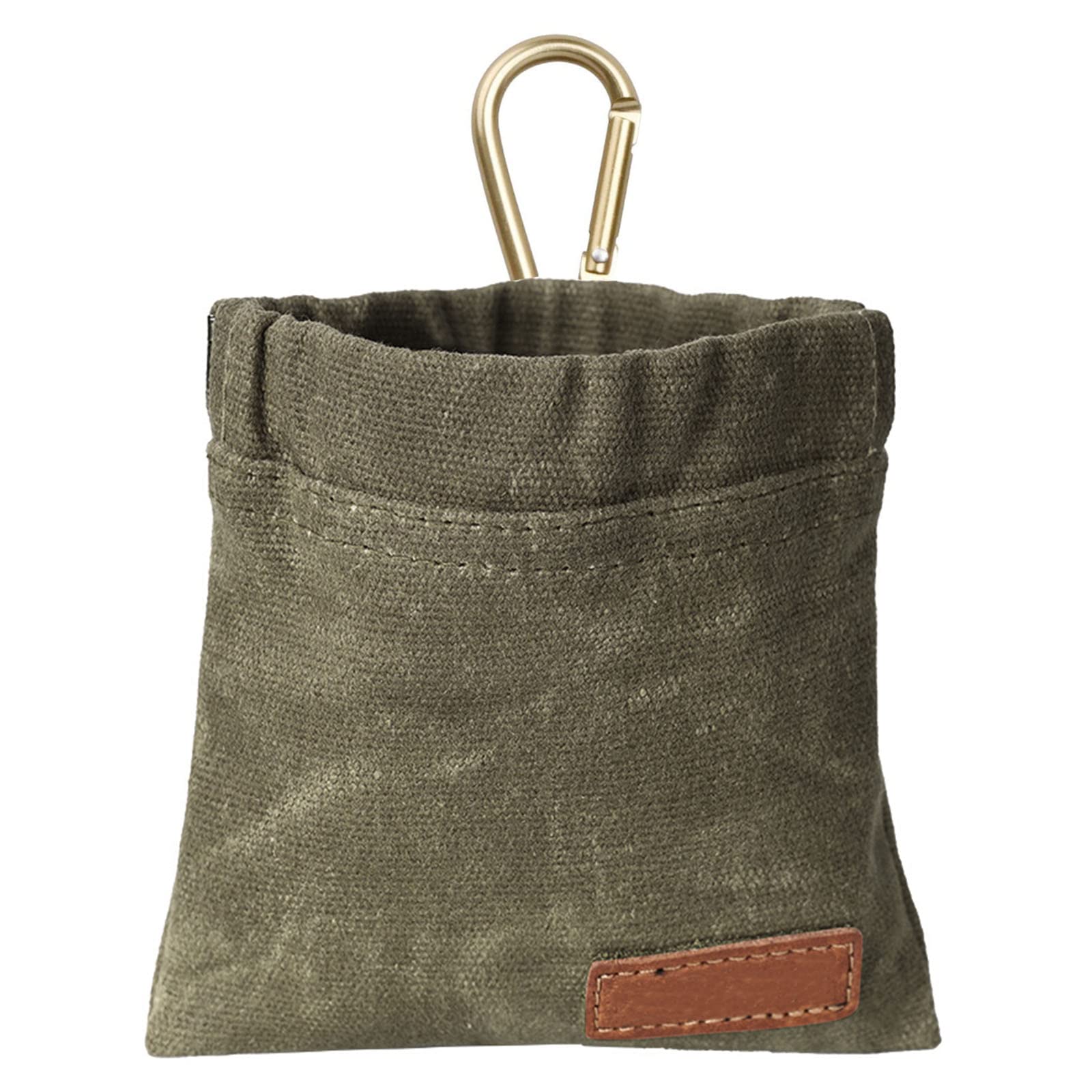 Bolsas de golosinas para Perros,Bolsas de Alimentos para Entrenamiento de Perros Pequeños con Mosquetón,Bolsa Chuches Perro de Comida Fáciles de Transportar de Verde