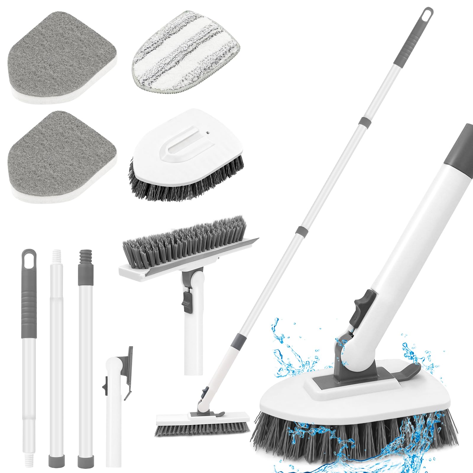 Nettoyer sans se baisser avec la brosse de douche long manche WenYa