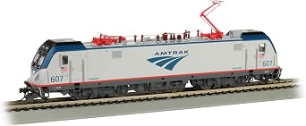 Bachmann Trains ACS-64 Dcc Wowsound Equipped Electric Locomotive Amtrak #607 - HO Scale, Prototypical Silver