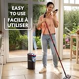 Vileda H2prO Ensemble | Séparation de l'eau 100 % propre et sale | Balai mural, outil de nettoyage de plinthe | Tête de balai microfibre réutilisable lavable en machine - 14
