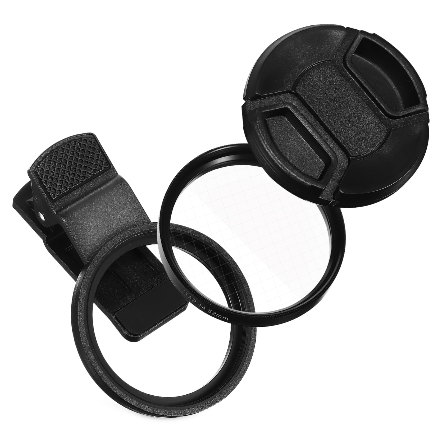Holibanna Mobile Phone Camera Lens Filter Clip Starlight Design 52mm Diameter for Phones