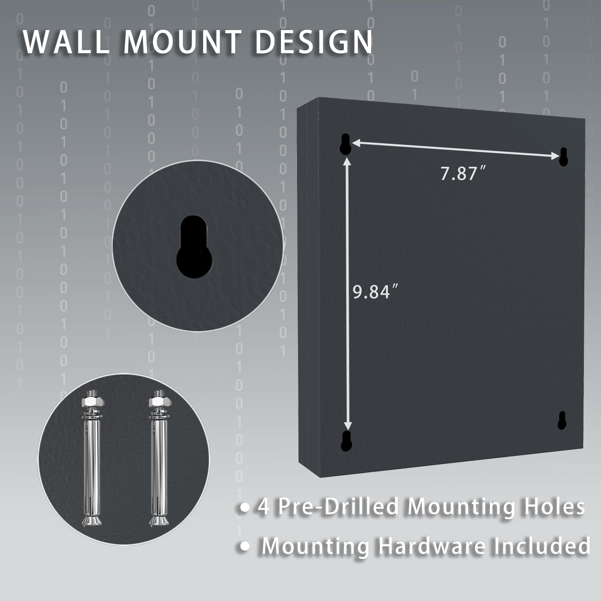 Snapklik.com : Winiowa 24-Key Lock Cabinet, Metal Security Key Box ...