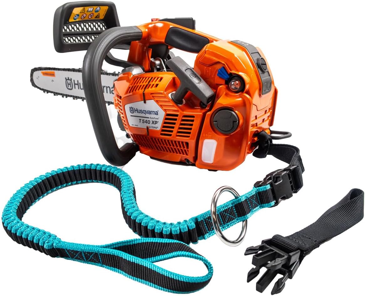 Notch Modular Chainsaw Lanyard Extended Reach up to 66”, 2-Piece Traditional Loop Girth Hitch Design, Compatible with All Chainsaw Types, Sewn-in Ring Allows Storage Directly on Harness (99426)