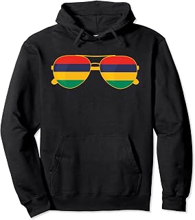 Mauritius Souvenir Mauritian Flag Sunglasses Mauritius Flag Pullover Hoodie